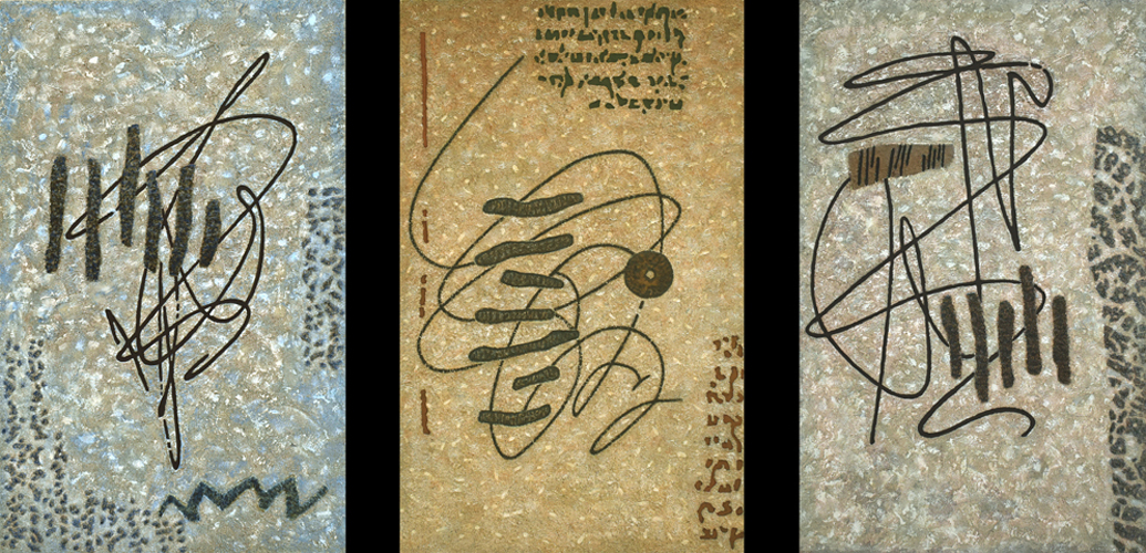 Genesis - Triptych -
                      160x300cm.